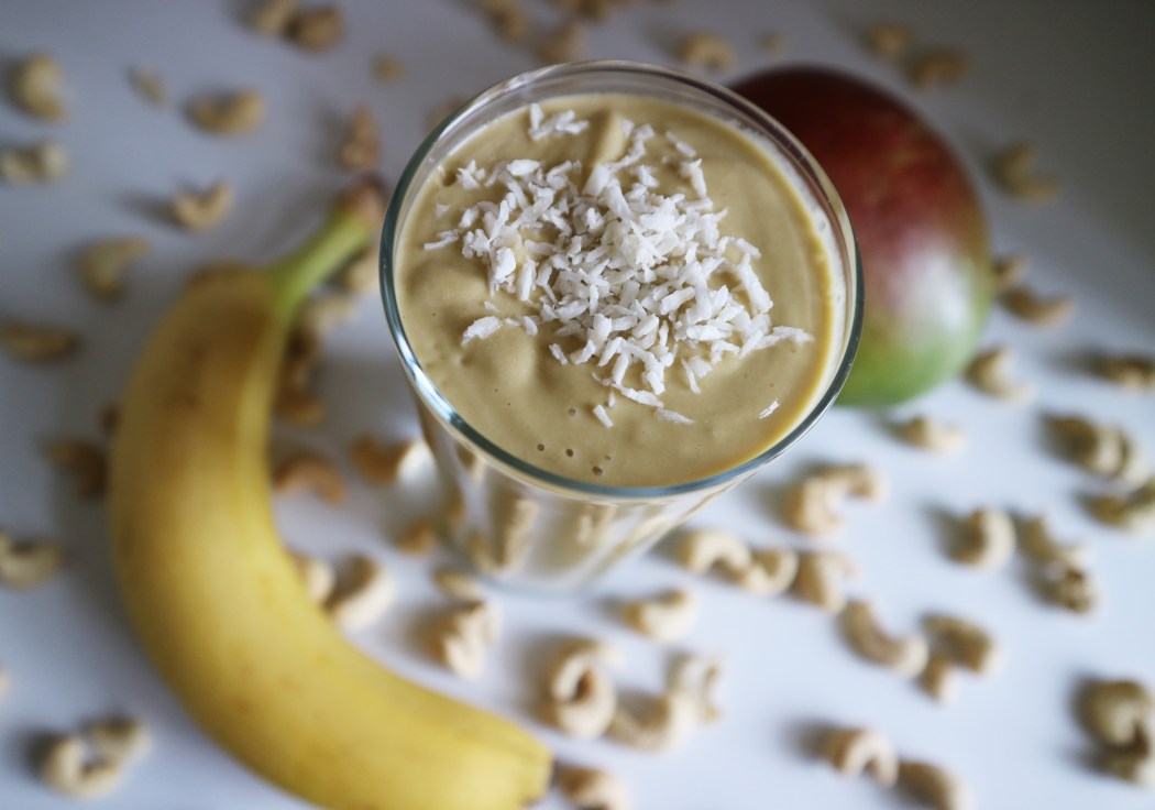 Banana Mango Cashew Nut Smoothie Lanaiya Lithe