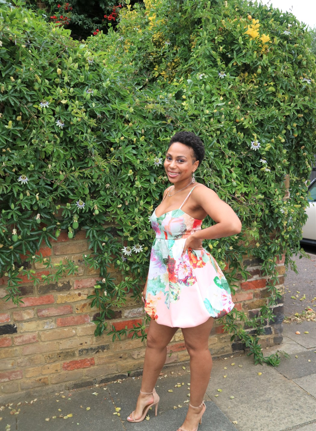 ASOS DESIGN floral cami bubble hem prom dress Lanaiya Lithe 3