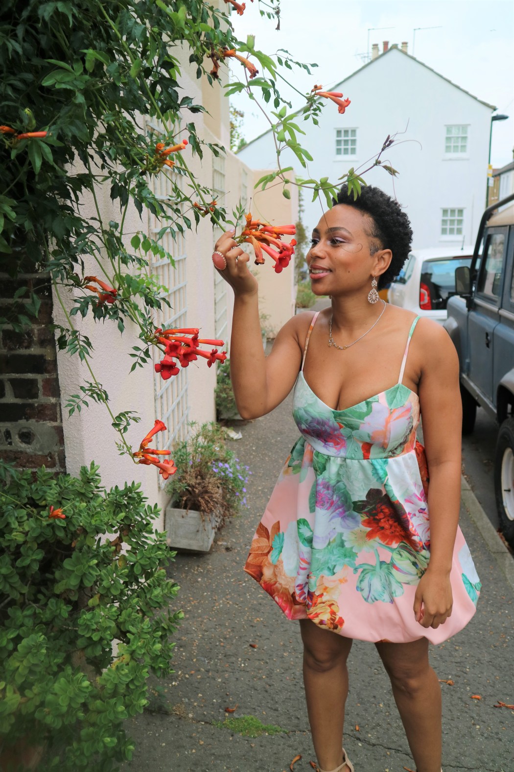 ASOS DESIGN floral cami bubble hem prom dress Lanaiya Lithe 1